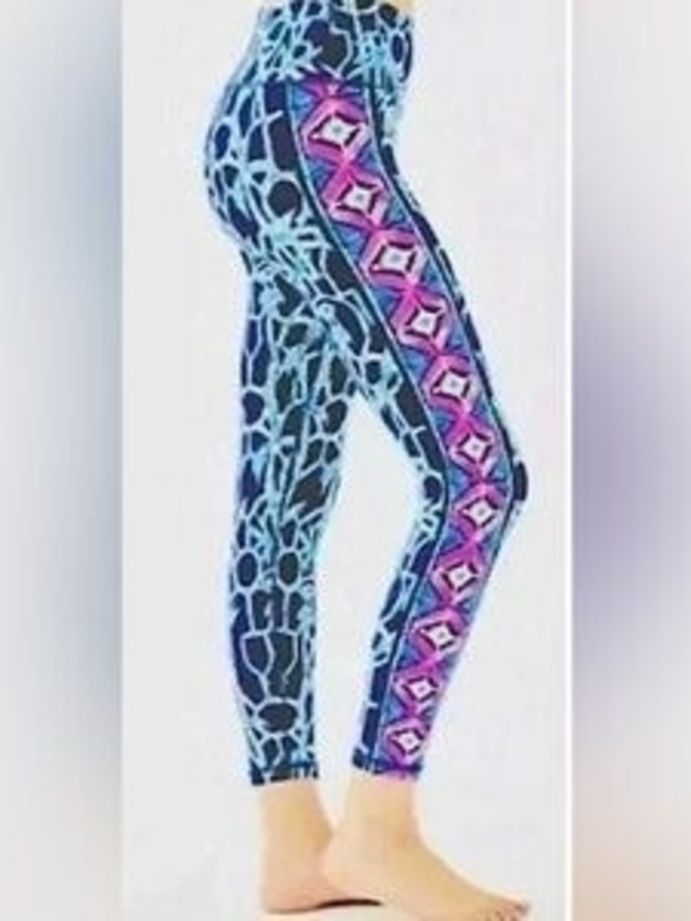 Lilly Pulitzer Luxletic Weekender High Rise Leggings in Lucky Bamboo